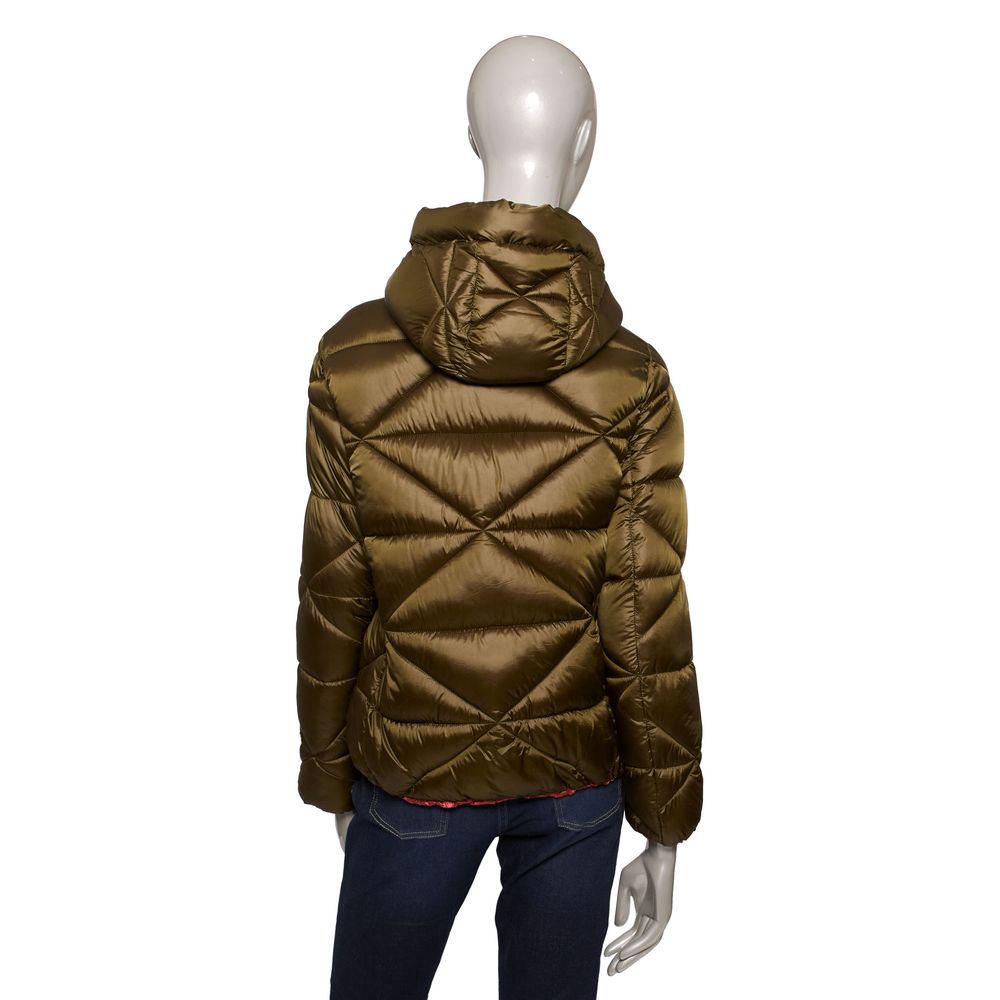 Green Polyester Women's Jacket