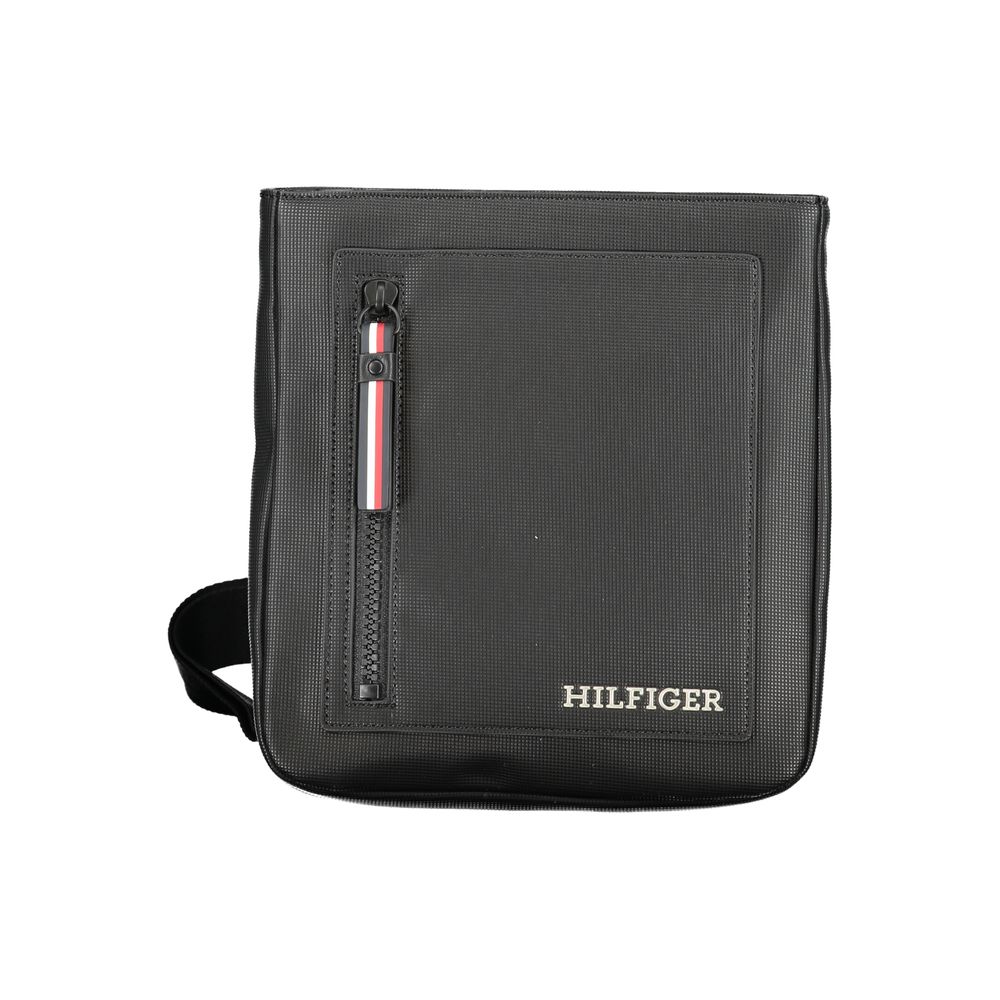 Black Polyethylene Shoulder Bag