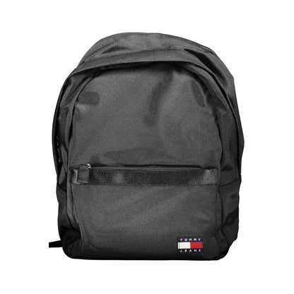 Black Polyester Backpack