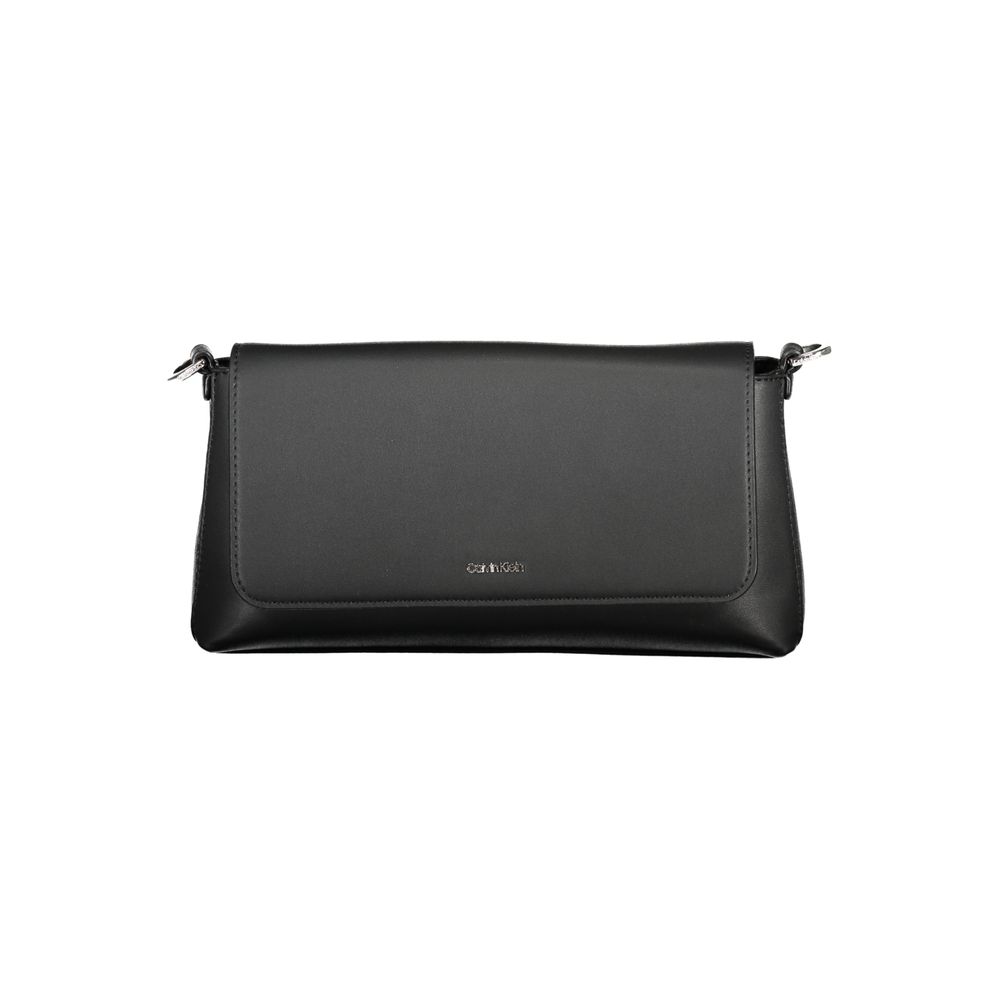 Black Polyester Handbag