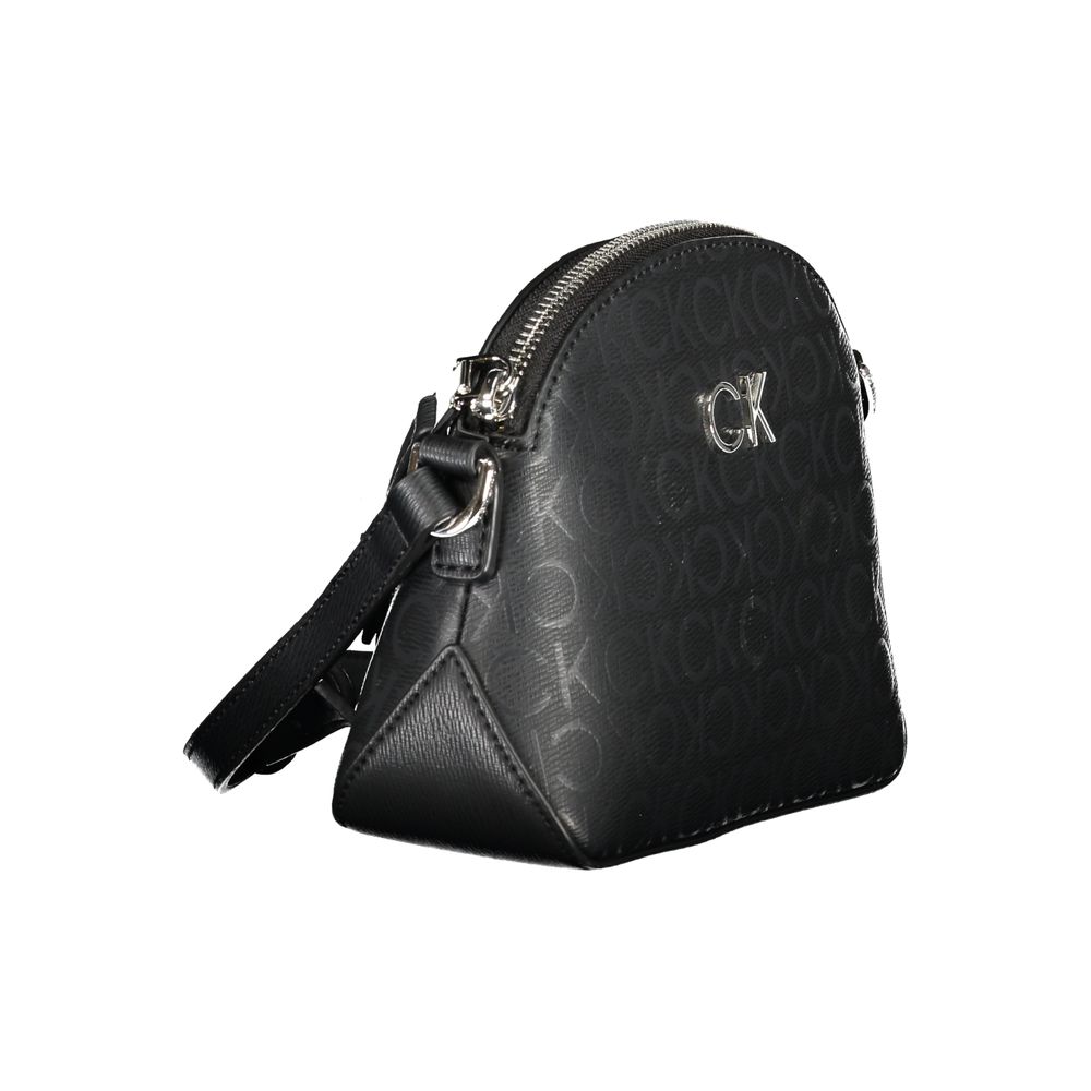 Black Polyester Handbag