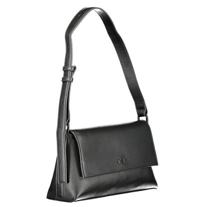 Black Polyester Handbag