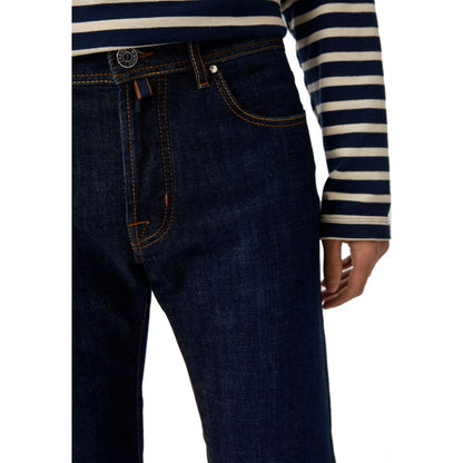 Blue Cotton Men Jeans
