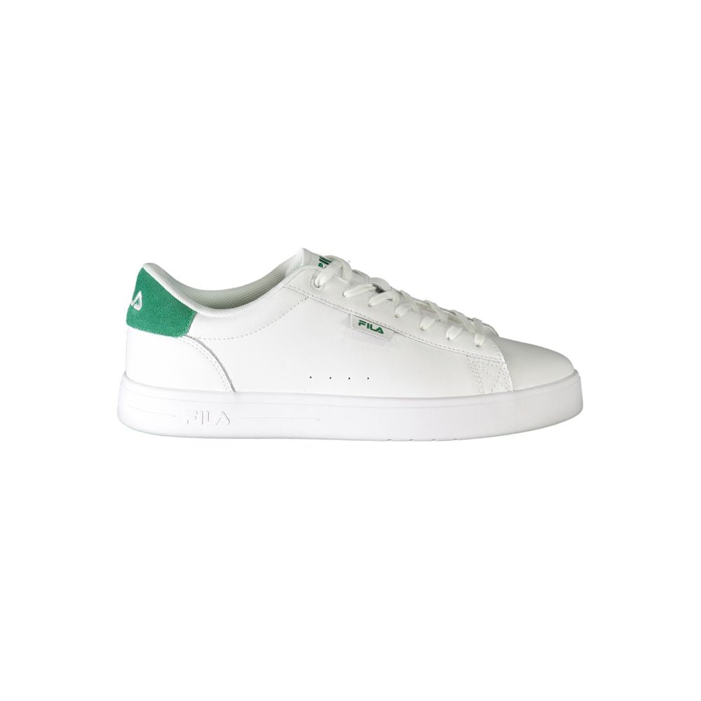 White Polyethylene Mens Sneaker