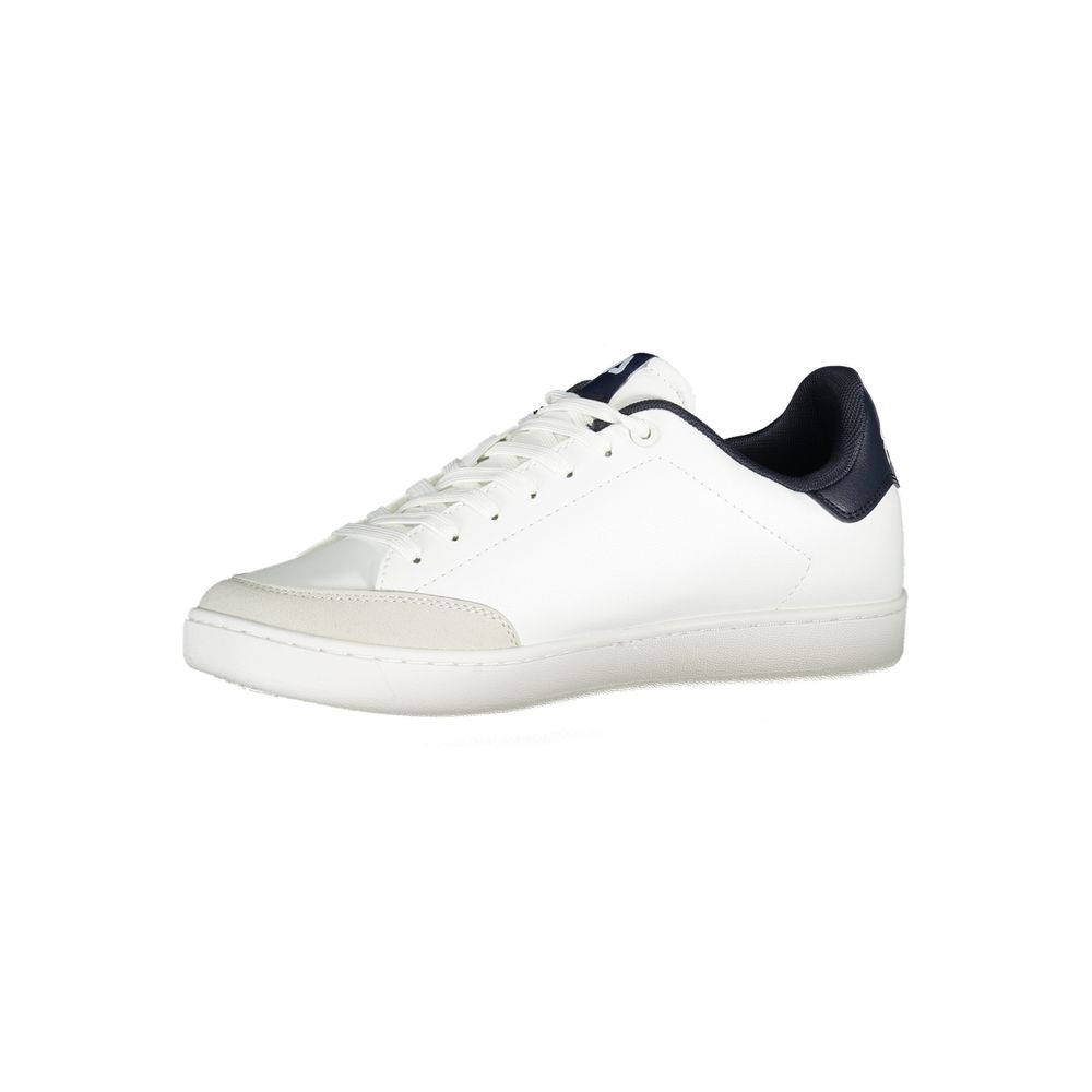 White Polyester Sneaker