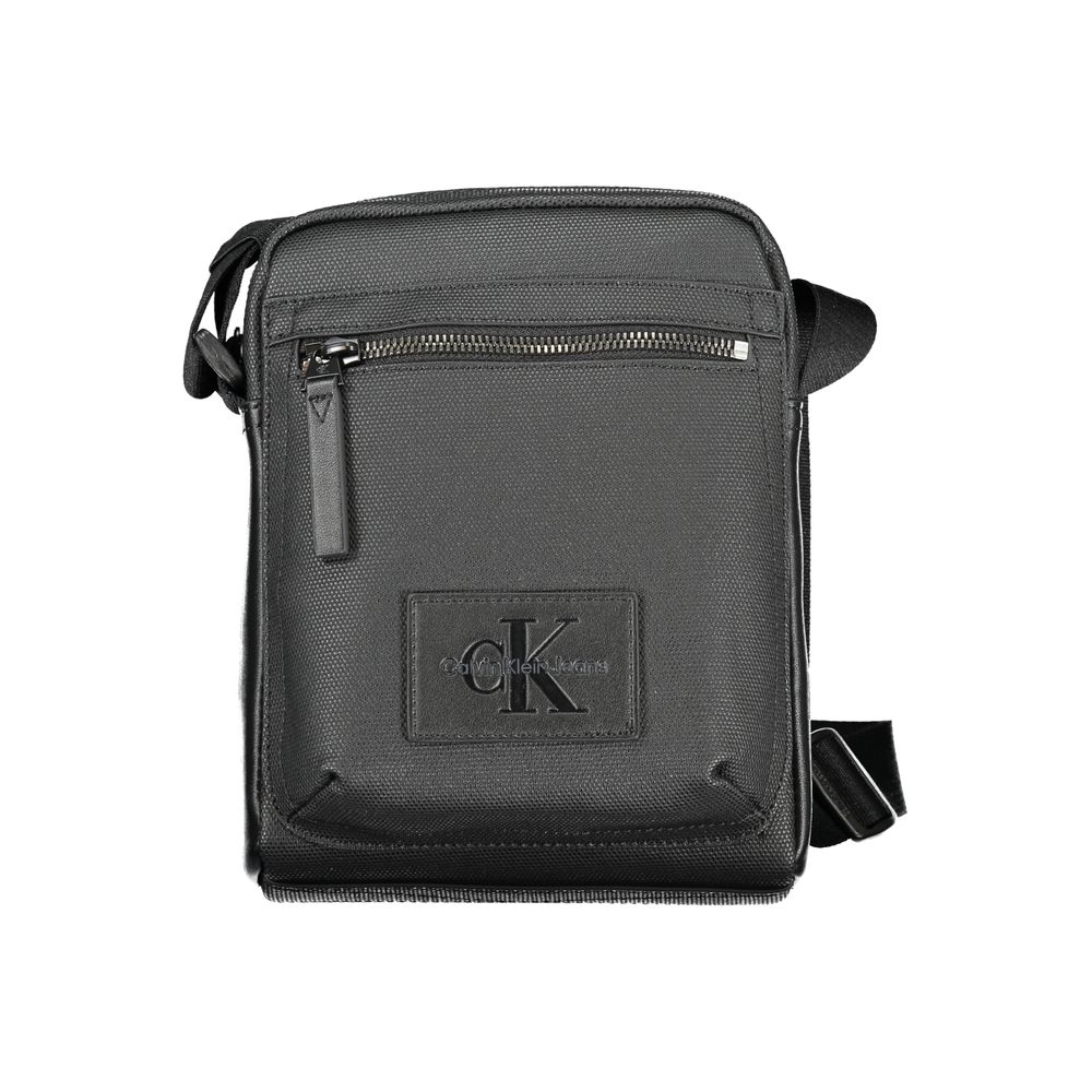 Black Polyethylene Shoulder Bag