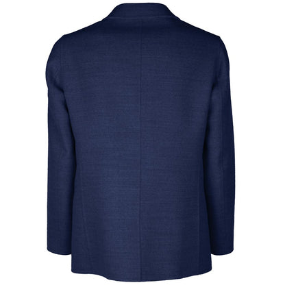 Blue Wool Vergine Blazer