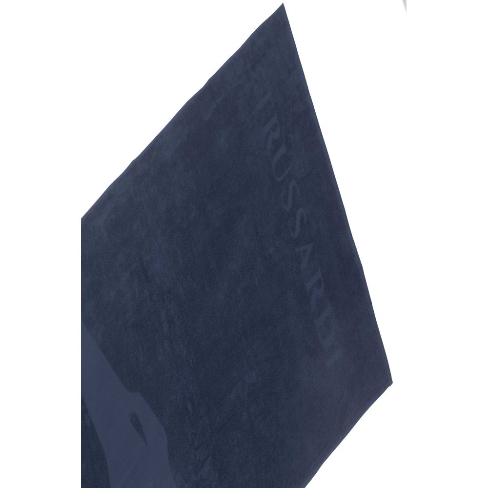 Blue Cotton Men's Beach Towel