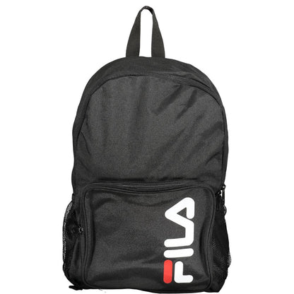 Black Polyester Backpack