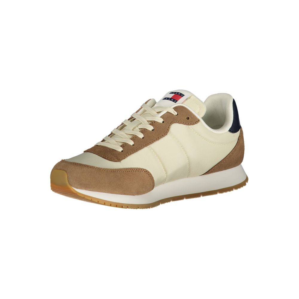 Beige Polyester Sneaker