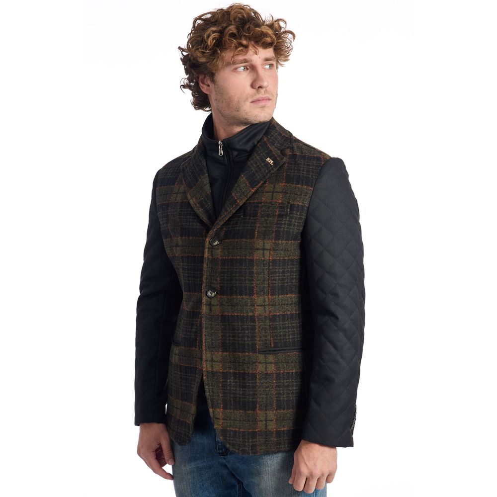 Brown Wool Men's Jacket