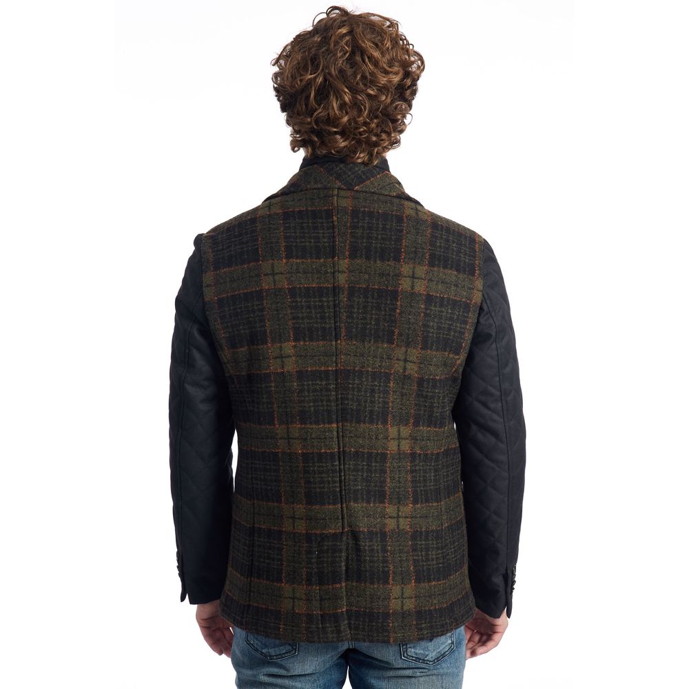 Brown Wool Men's Jacket