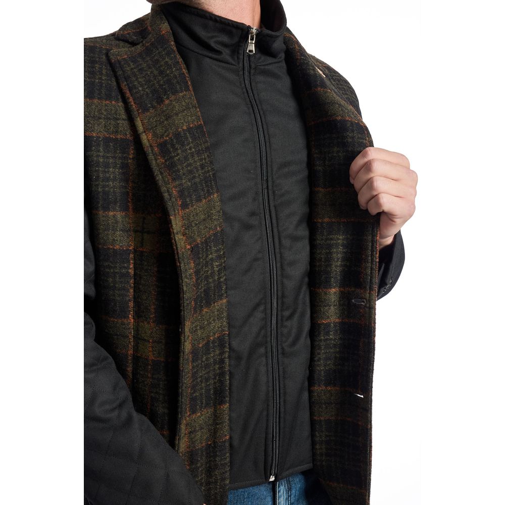 Brown Wool Men's Jacket