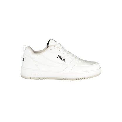 White Polyester Sneaker