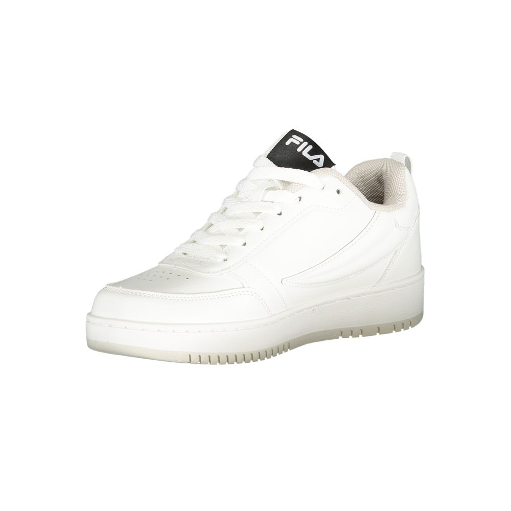 White Polyester Sneaker