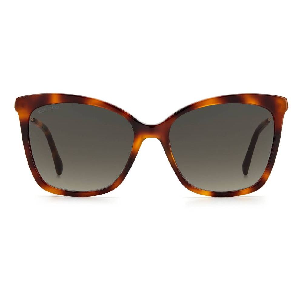 Brown Metal Sunglasses