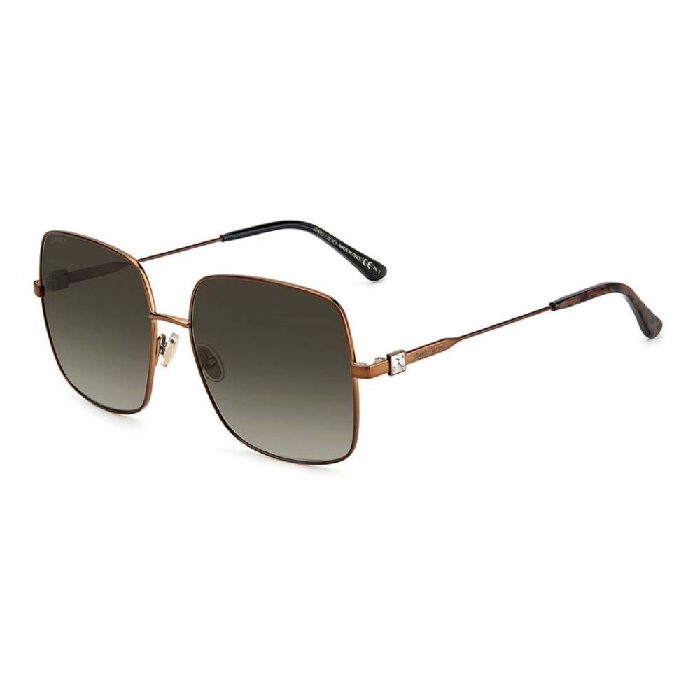 Brown Metal Sunglasses