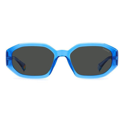 Blue Plastic/Plastic Sunglasses