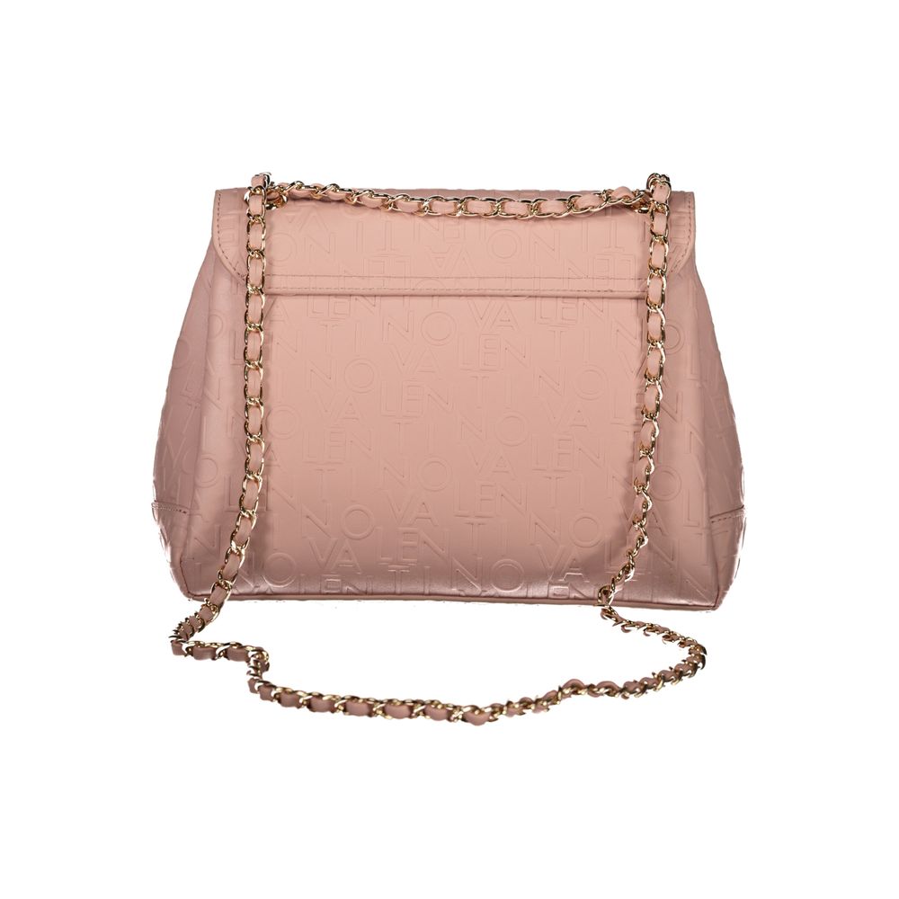 Pink Polyethylene Handbag