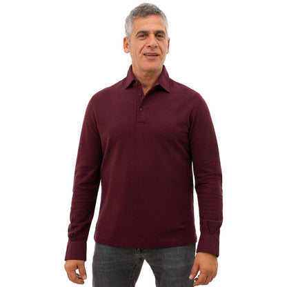 Bordeaux Cotton Polo Shirt