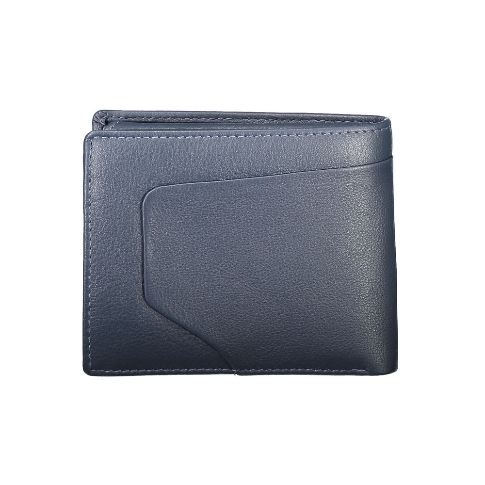 Blue Leather Wallet