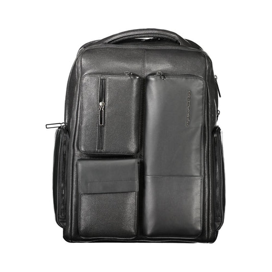 Black Leather Backpack