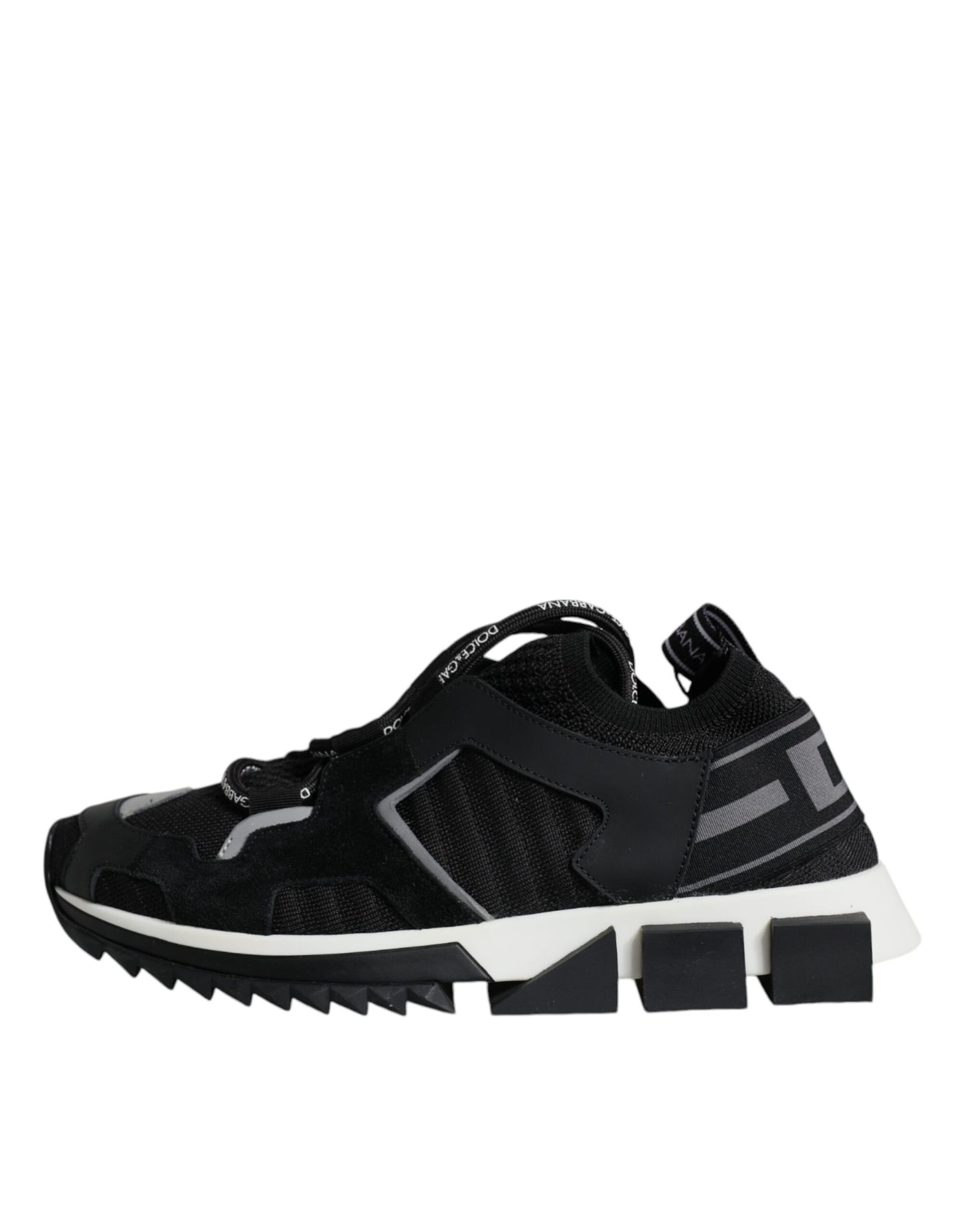 Black Mesh Sorrento Trekking Sneakers Shoes