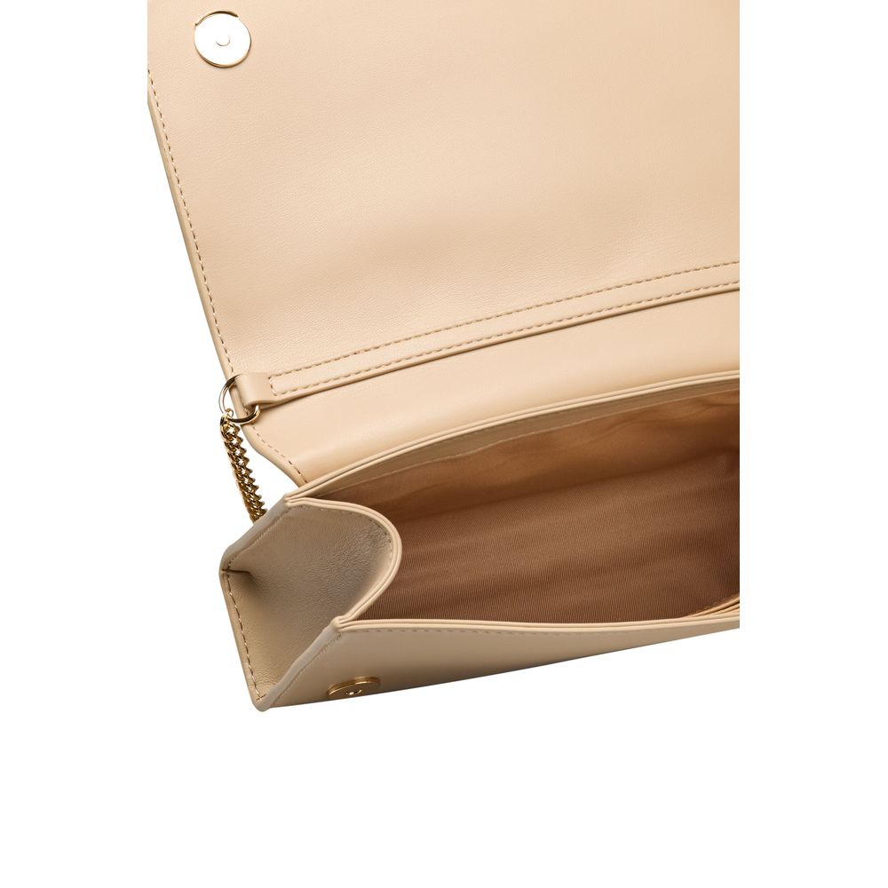 Beige Polyethylene Women Crossbody