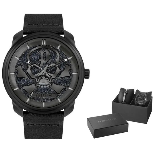 Black Leather Watch