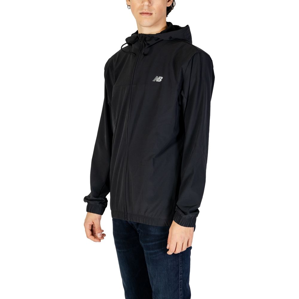 Black Recycled Polyester Shell Jacket