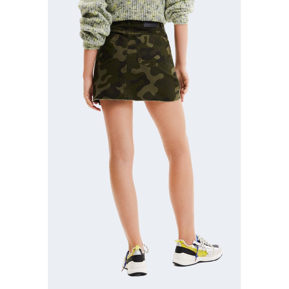 Army Cotton Skirt