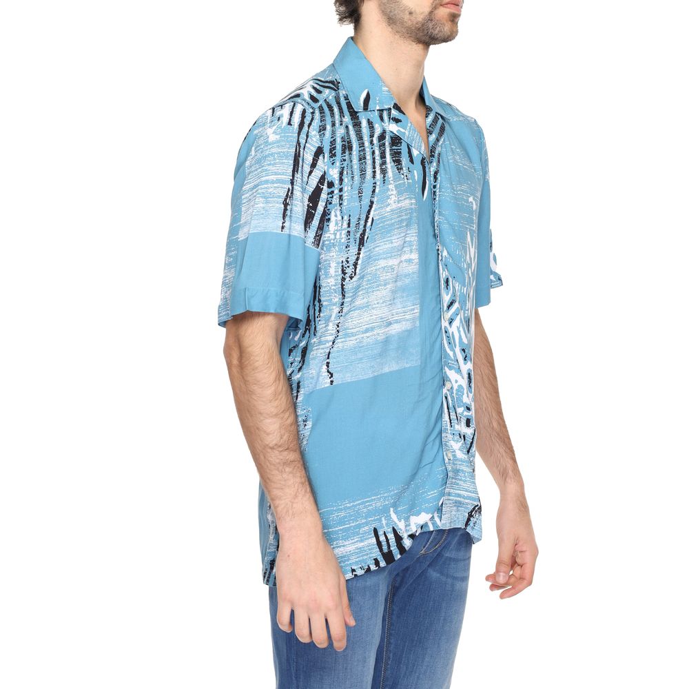 Blue Viscose Shirt