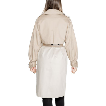 Beige Cotton Jackets & Coat