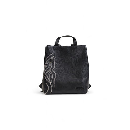 Black Polyethylene Backpack