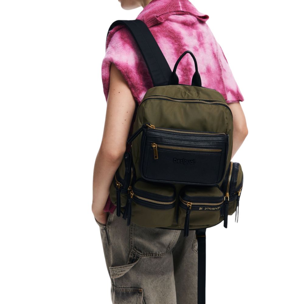 Green Polyamide Backpack