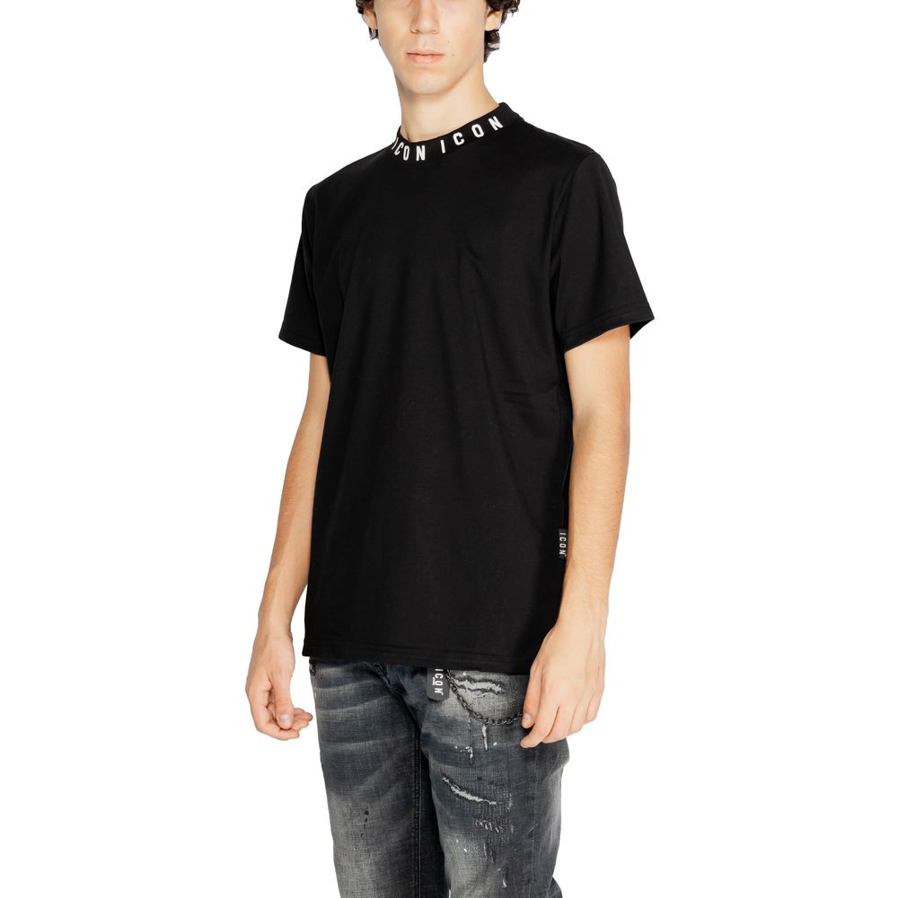 Black Cotton T-Shirt