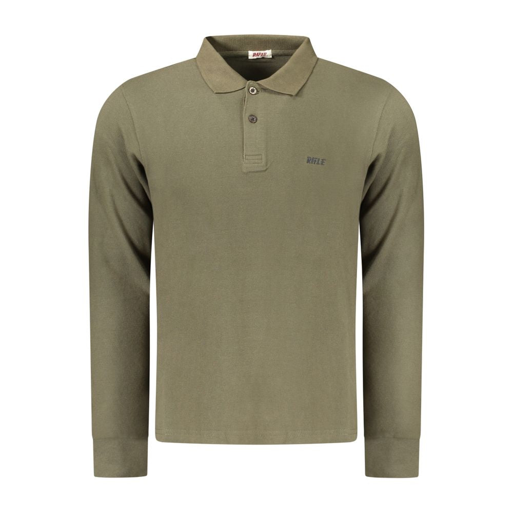 Green Cotton Polo Shirt