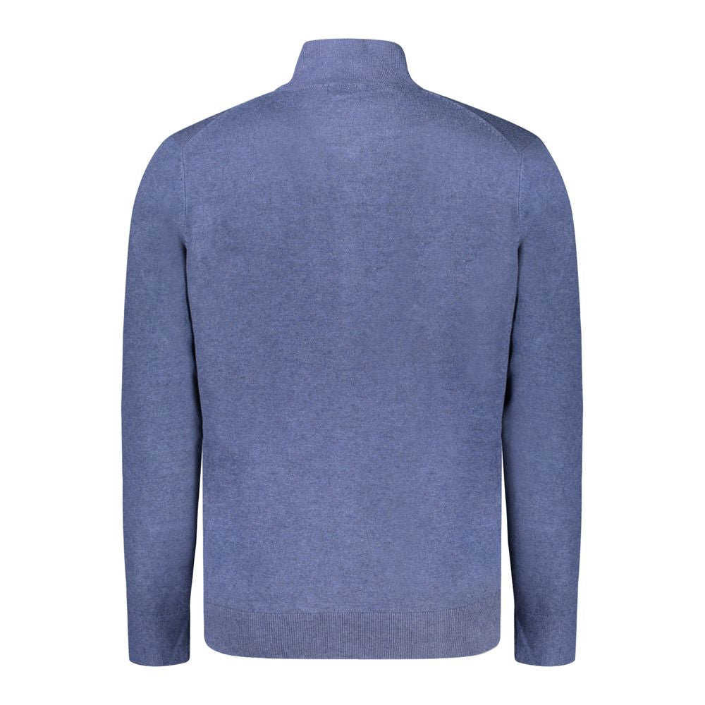 Blue Polyester Sweater