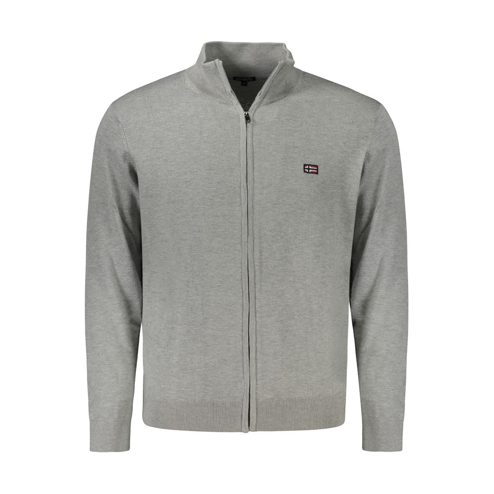 Gray Polyester Sweater