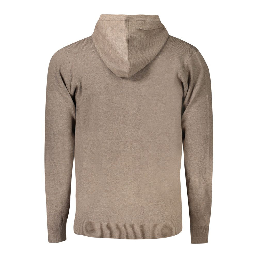 Brown Polyester Sweater