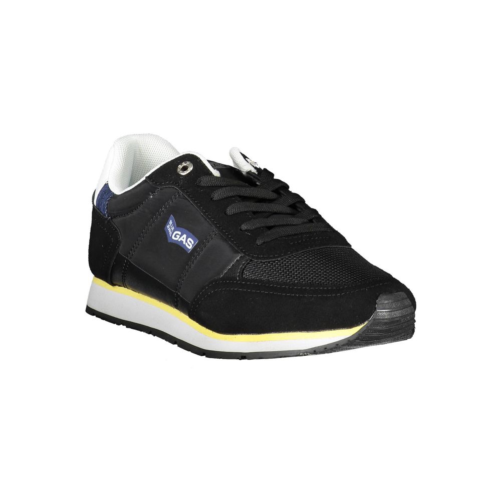 Black Polyester Sneaker