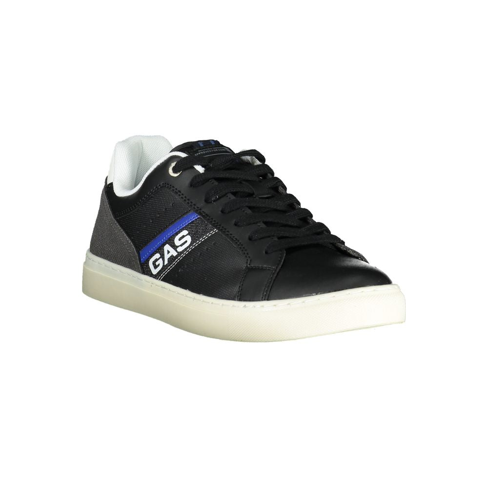 Black Polyester Sneaker