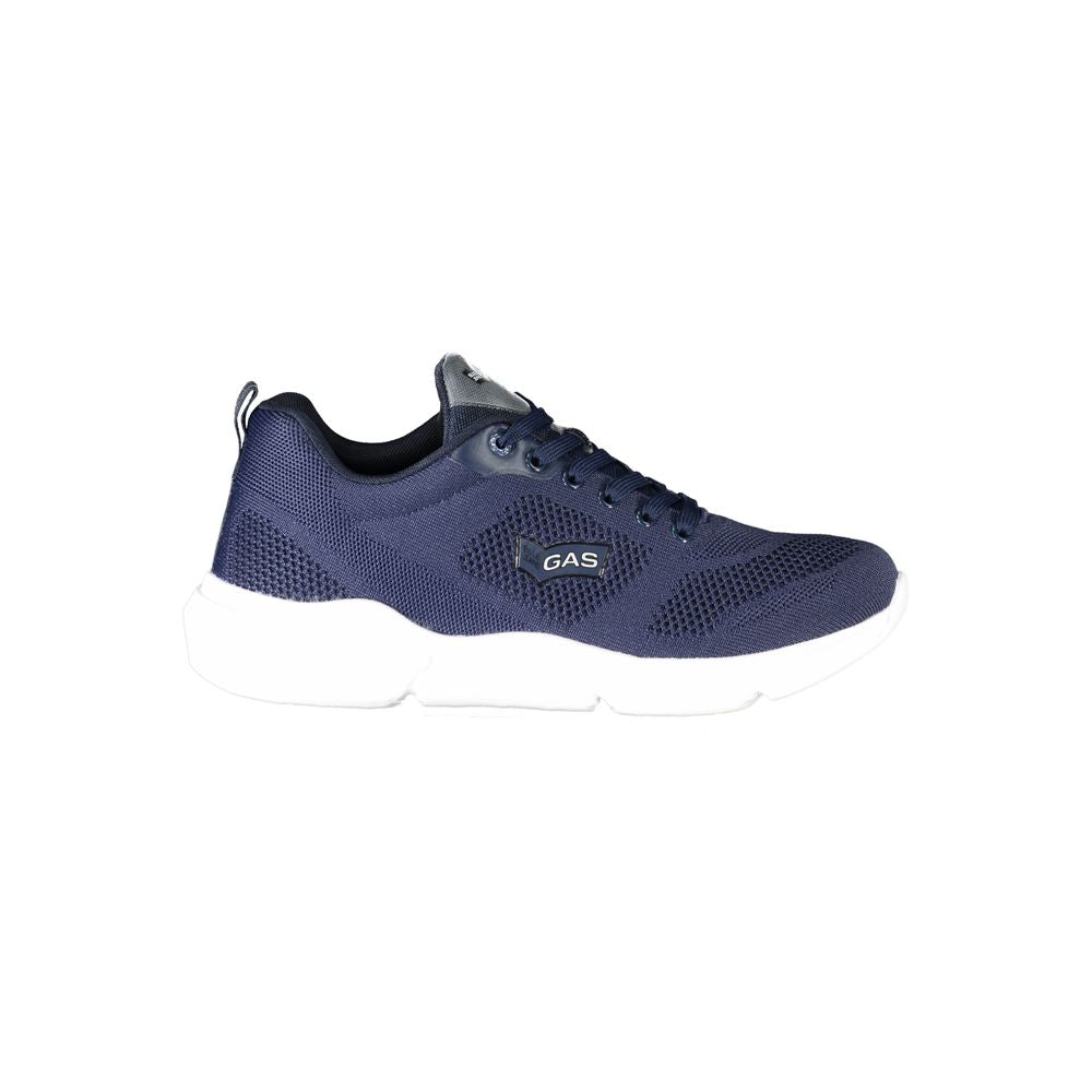 Blue Polyester Sneaker