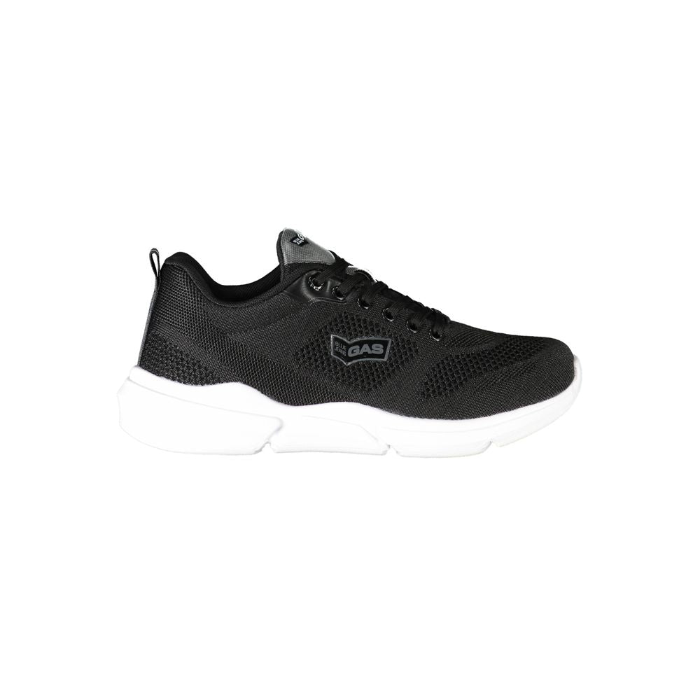 Black Polyester Sneaker