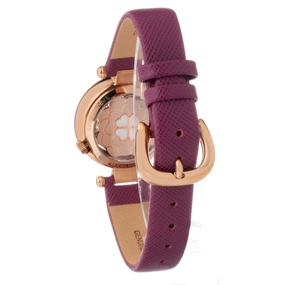 Purple Leather Watch