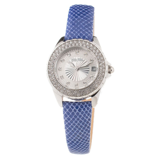 Blue Leather Watch