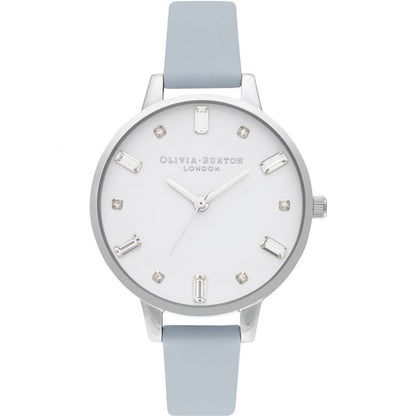 Blue Artificial Leather Watch