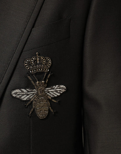 Blazer Brown Green Bee Wool Jacket Coat