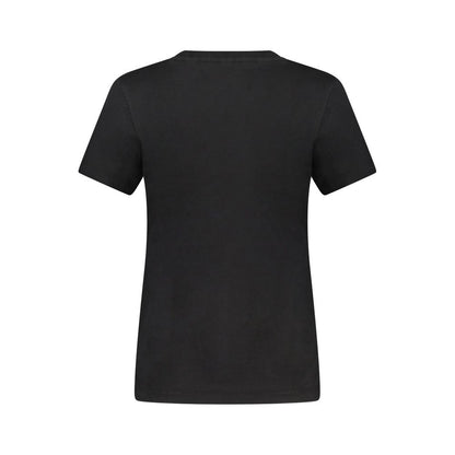 Black Cotton Tops & T-Shirt