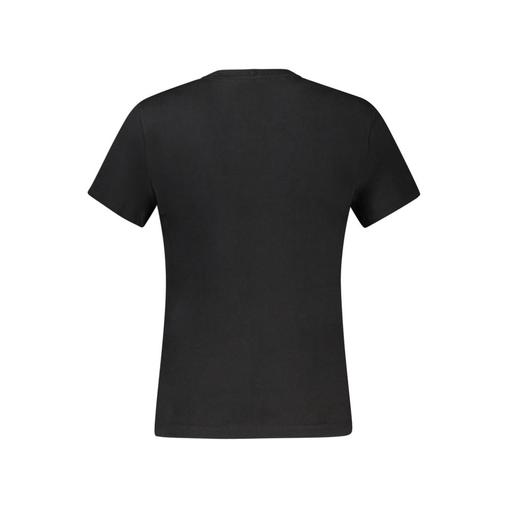 Black Cotton Tops & T-Shirt